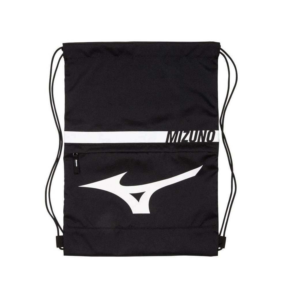 Panske Batoh Mizuno RUNBIRD® Drawback X Čierne Vypredaj HUJS52891